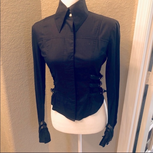 Lip Service Tops - Rare Lip Service Black Blouse Size small - medium